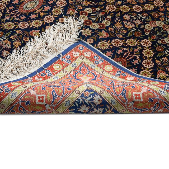 Very Fine Silk Hereke Rug, Turkish, late 20th century