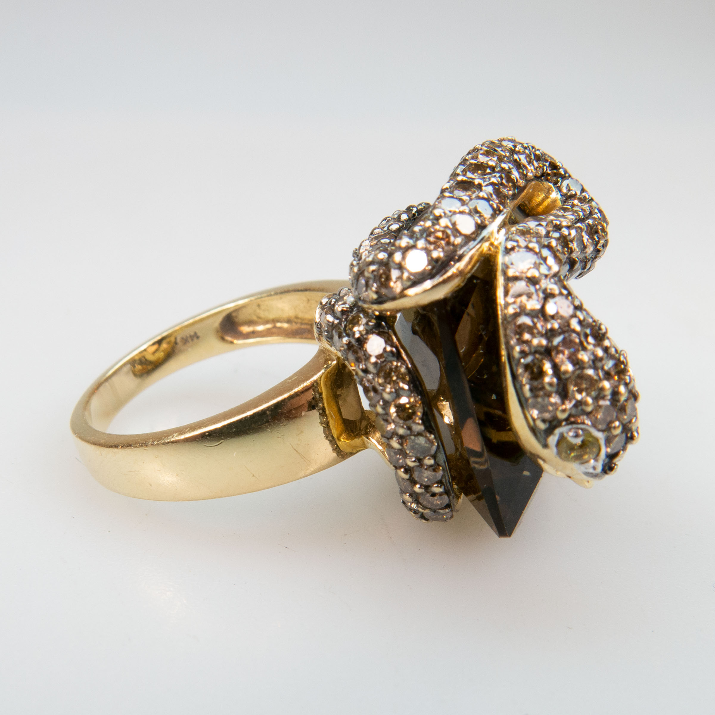 14k Yellow Gold Cocktail Ring