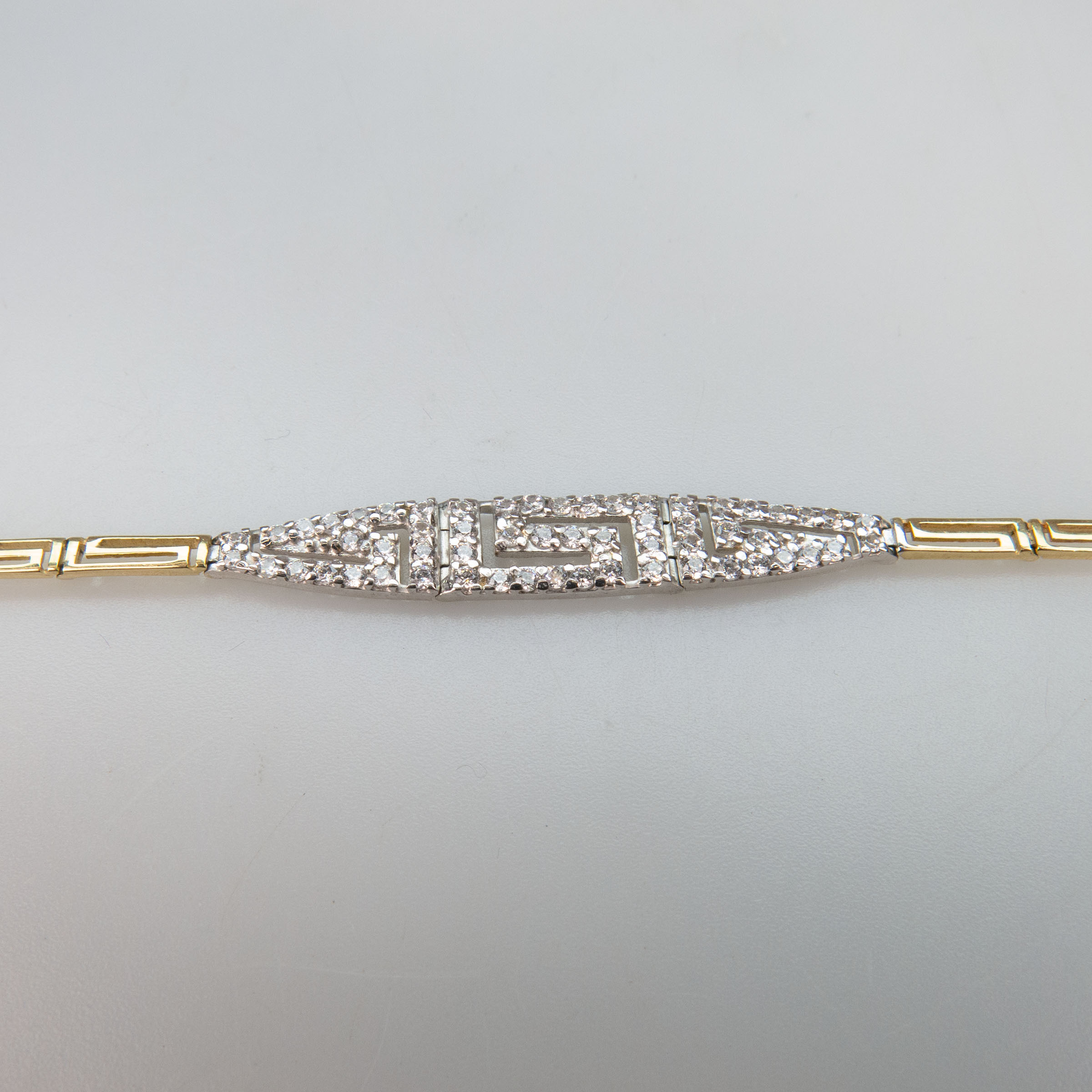 10k Yellow And White Gold Bracelet