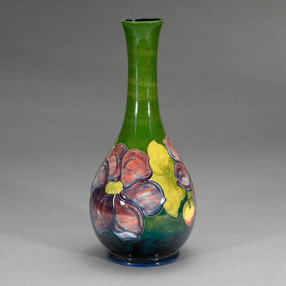 Moorcroft Clematis Vase, dated 1980