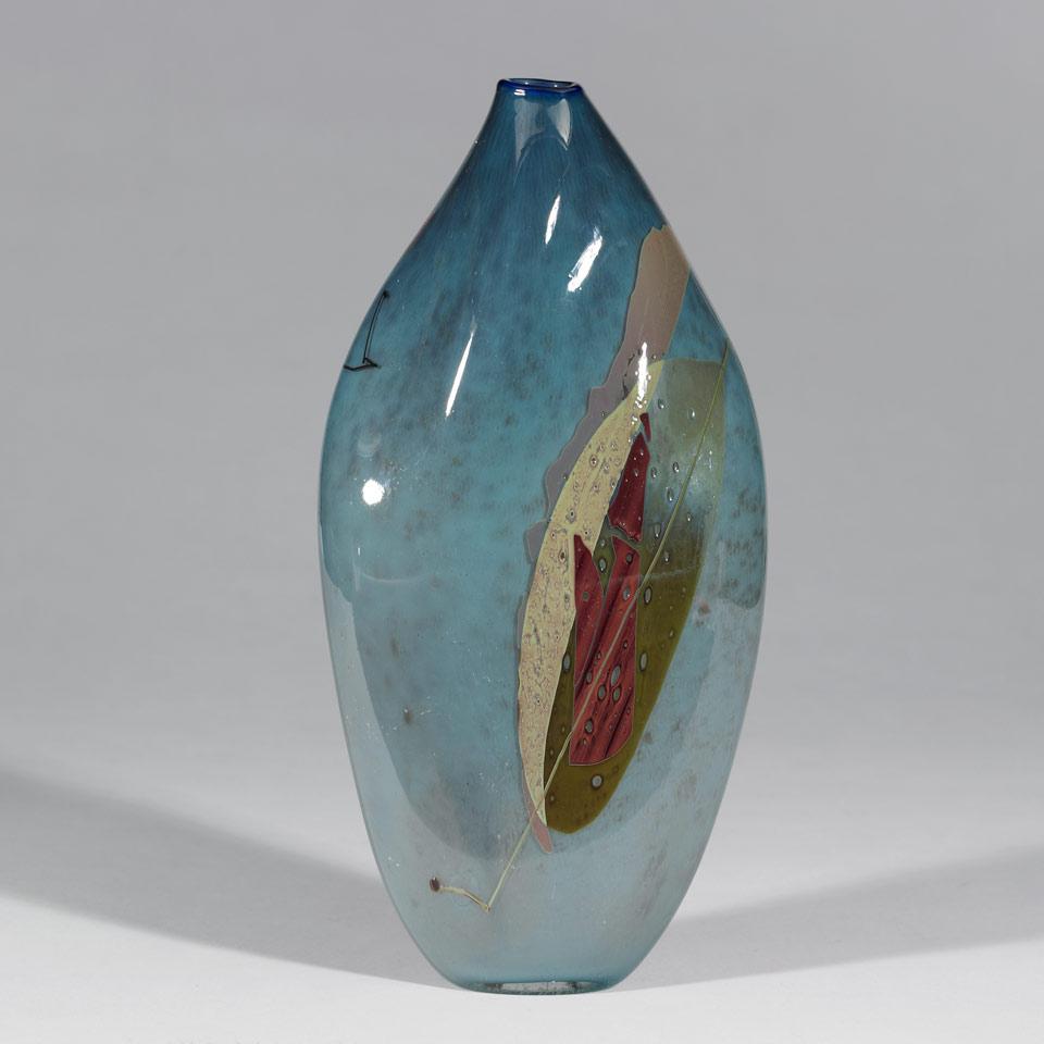 William Morris (American, b.1957), Glass Vase, 1980