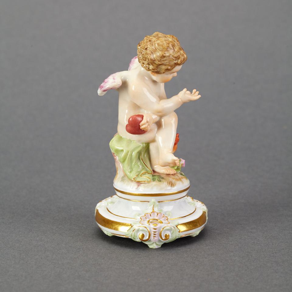 Meissen Small Figure of Cupid, late 19th century