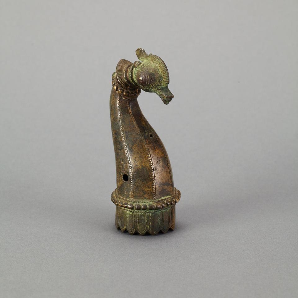 Archaic Southeast Asian Bronze Grip, 19th century or earlier