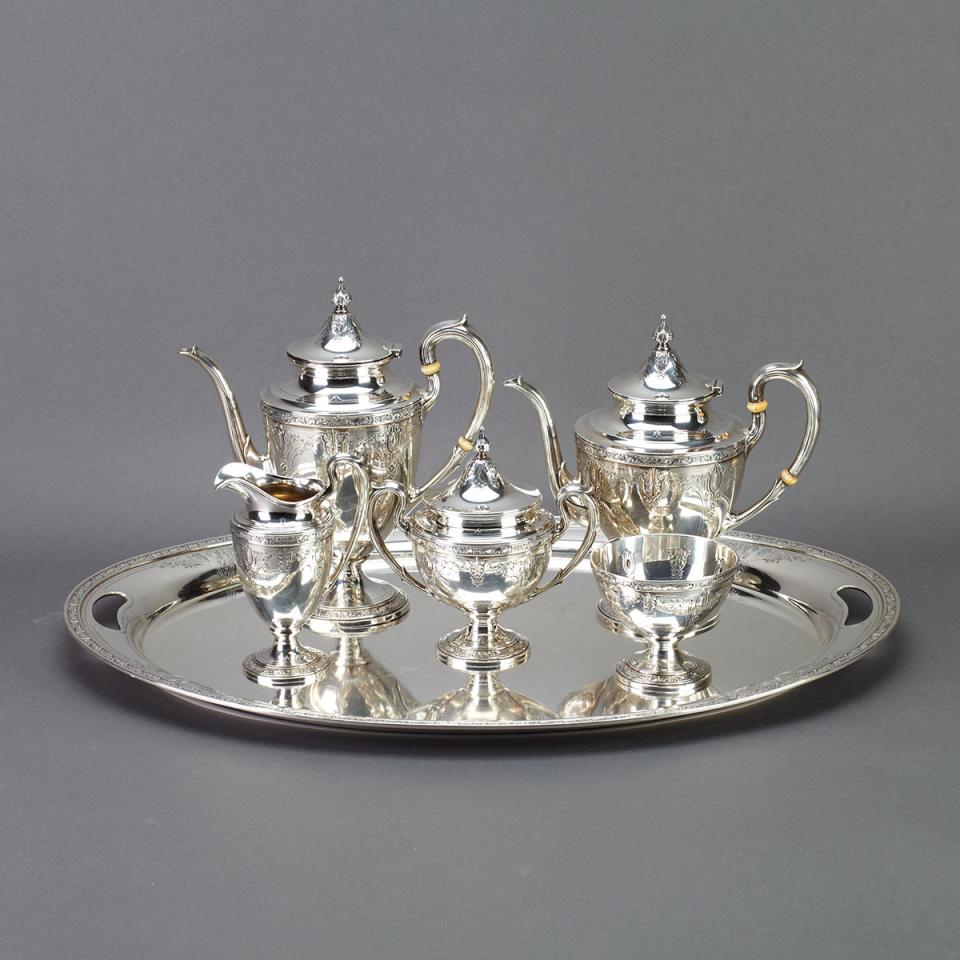 American Silver ‘Cinderella’ Pattern Tea and Coffee Service, Gorham Mfg. Co., Providence, R.I., 20th century