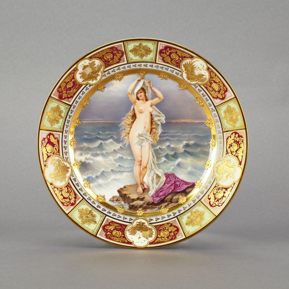‘Vienna’ Cabinet Plate, ‘Semele’, c.1900