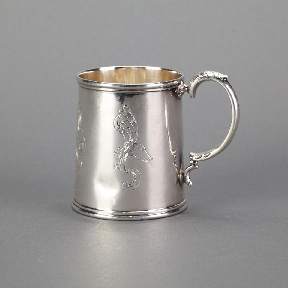 Canadian Silver Small Mug, George Savage, Montreal, second quarter of the 19th century