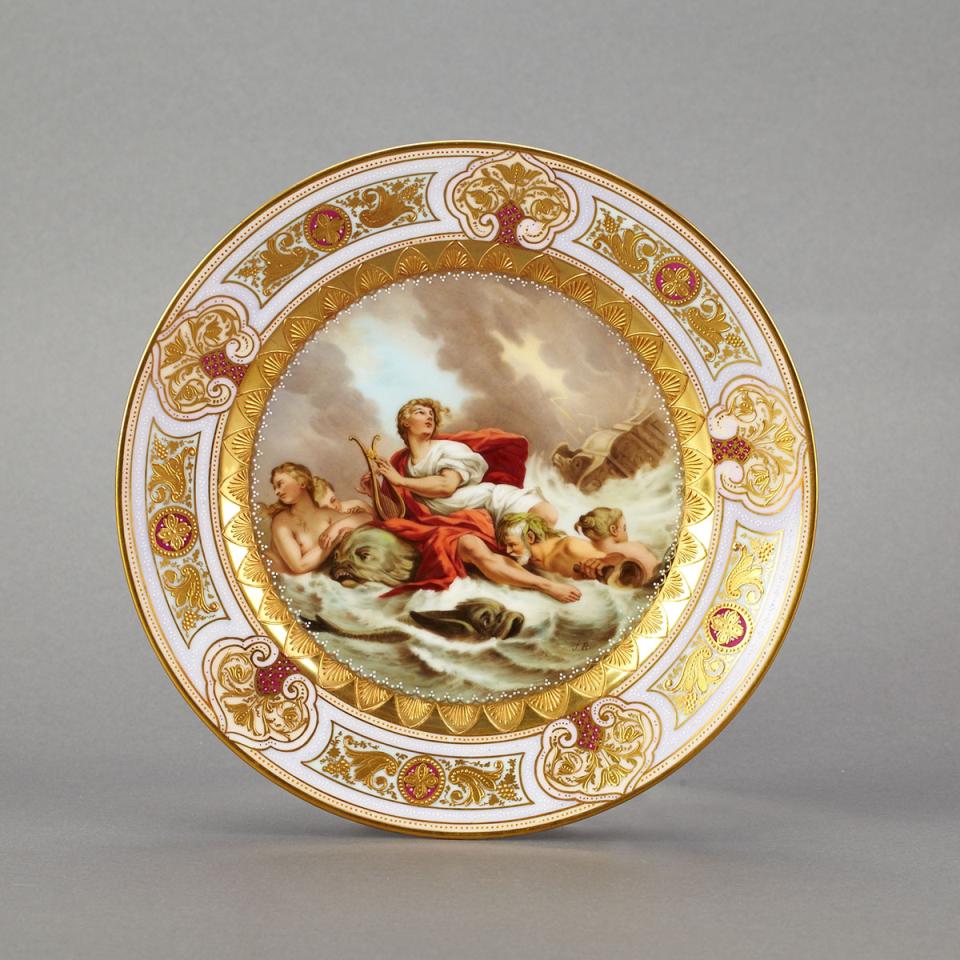 ‘Vienna’ Cabinet Plate, ‘Orion’, c.1900