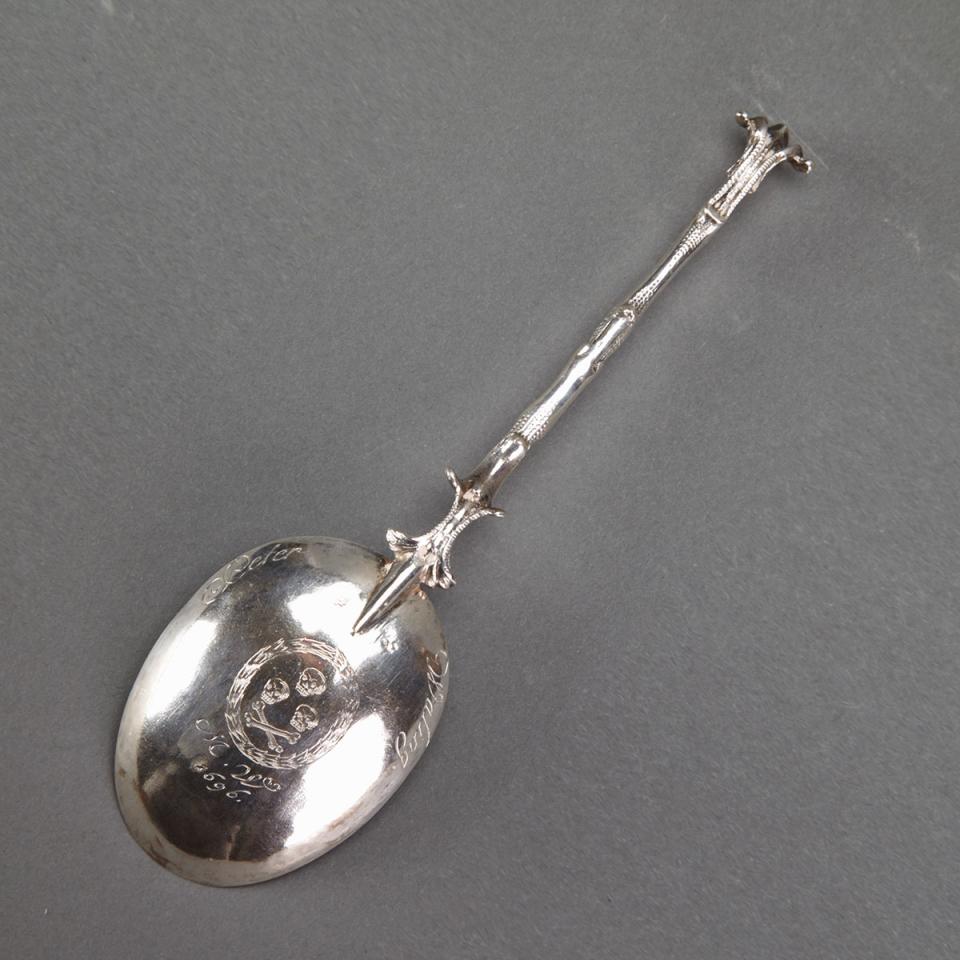 Dutch Silver Spoon, late 17th century