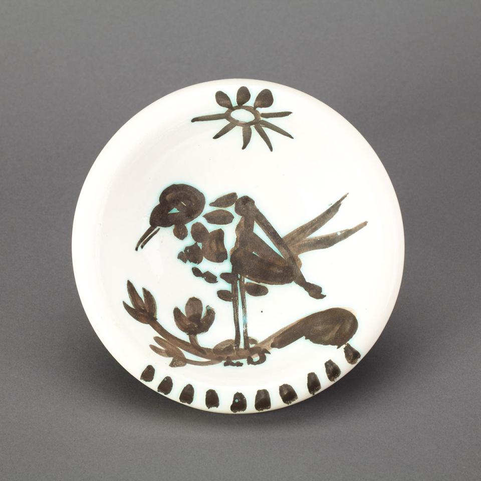‘Bird Under the Sun’, Pablo Picasso Small Bowl, c.1952