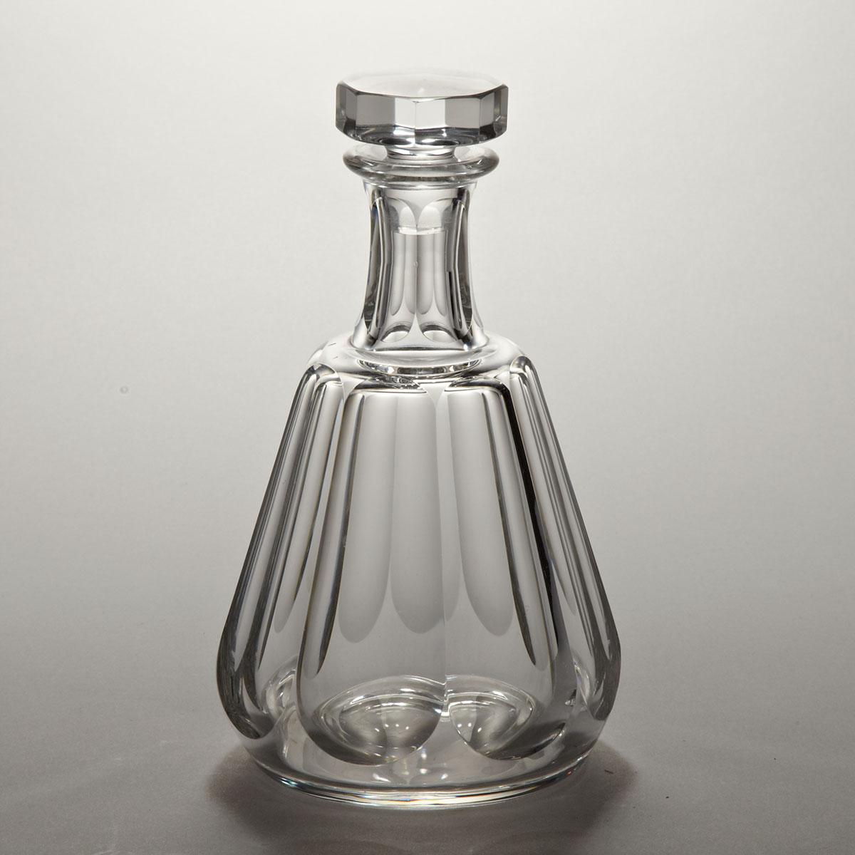 Baccarat Cut Glass Decanter, 20th century