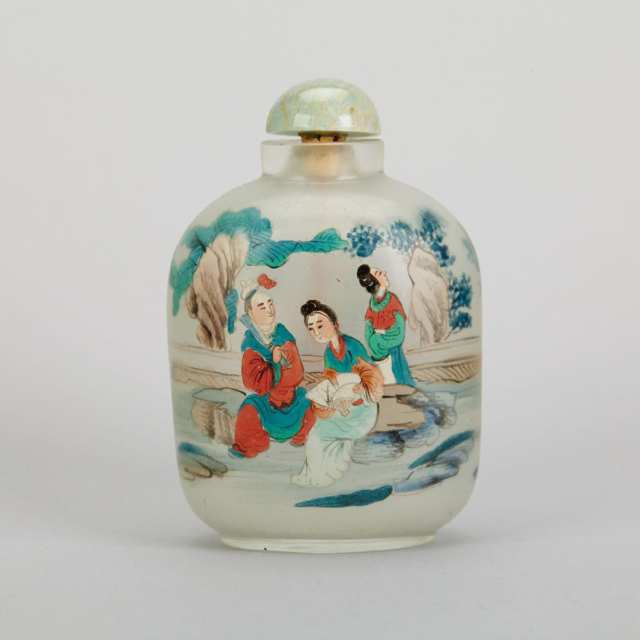 Five Interior-Painted Snuff Bottles