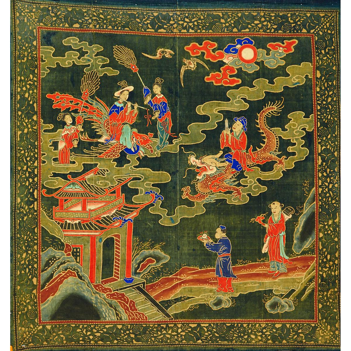 Large Daoist Textile, Early 20th Century