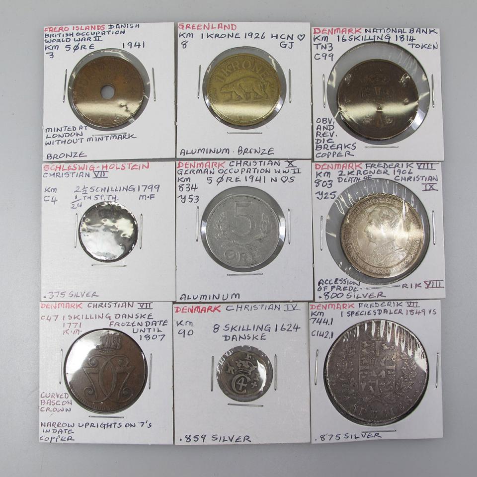 Quantity Of Danish Coins And Tokens 