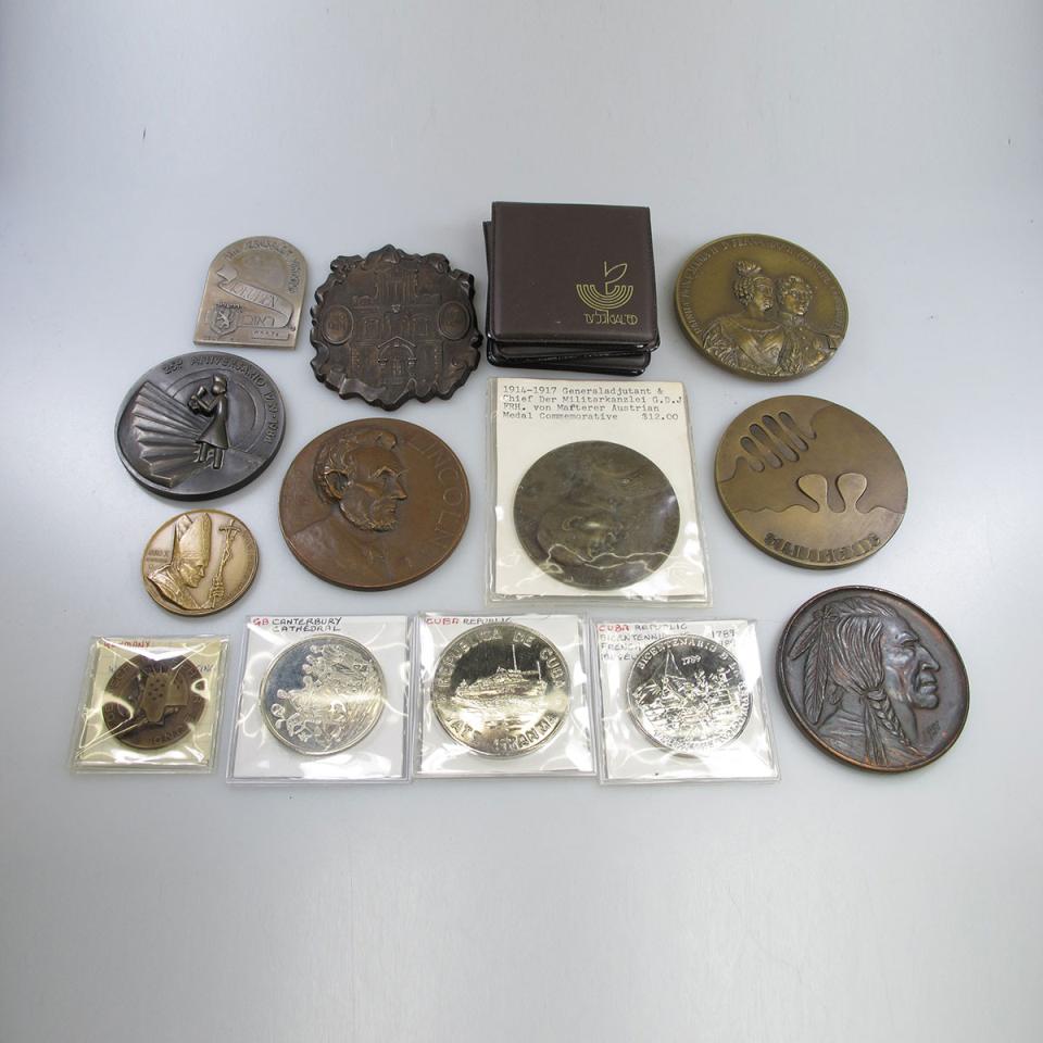Large Quantity Of Various Medallions