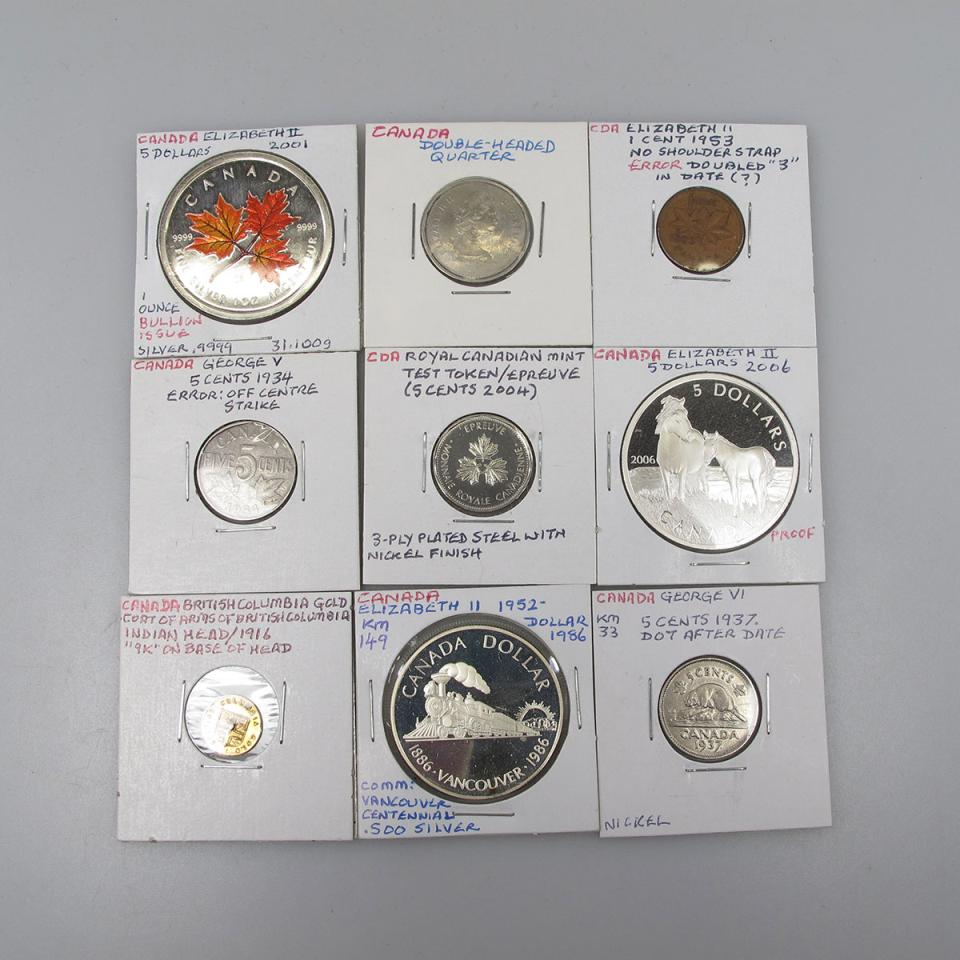 Quantity Of Canadian Coins 