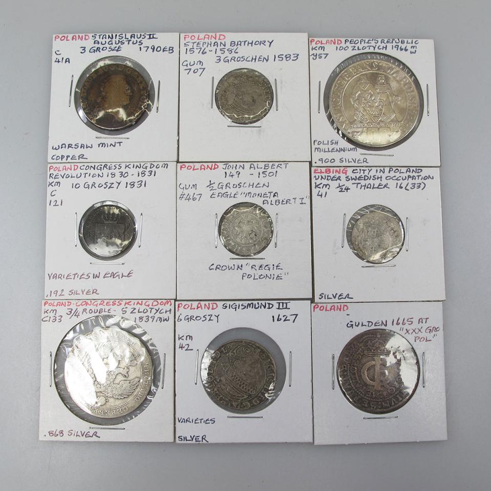 Quantity Of Polish Coins, Medallions And Tokens