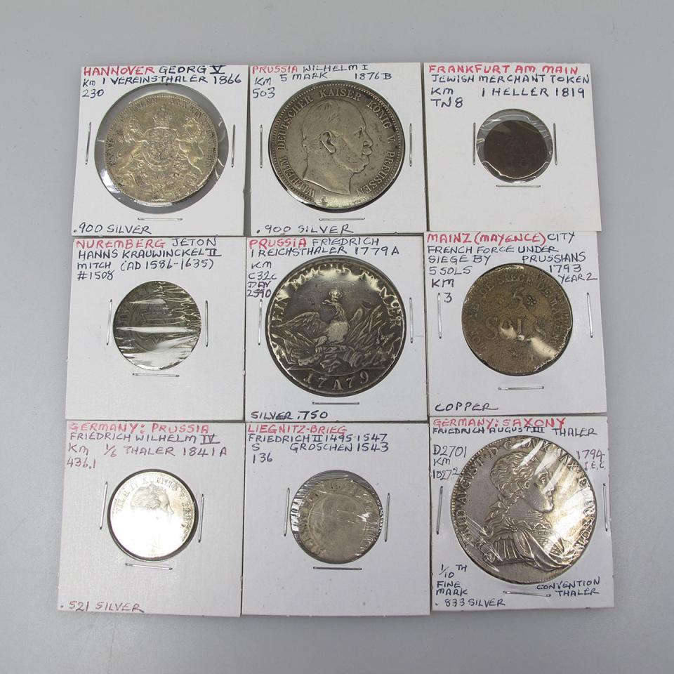 Quantity Of German State Coins, Tokens And Medallions