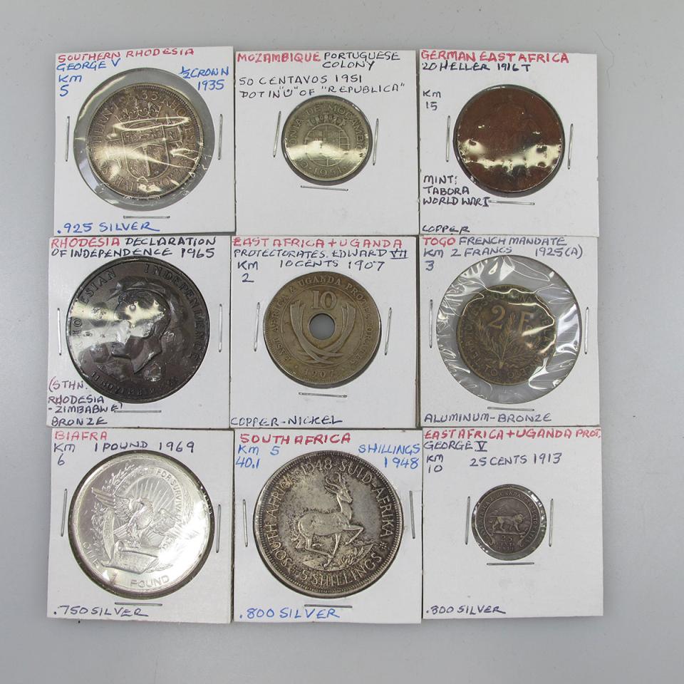 Quantity Of Coins, Medallion And Tokens From Various African Countries 