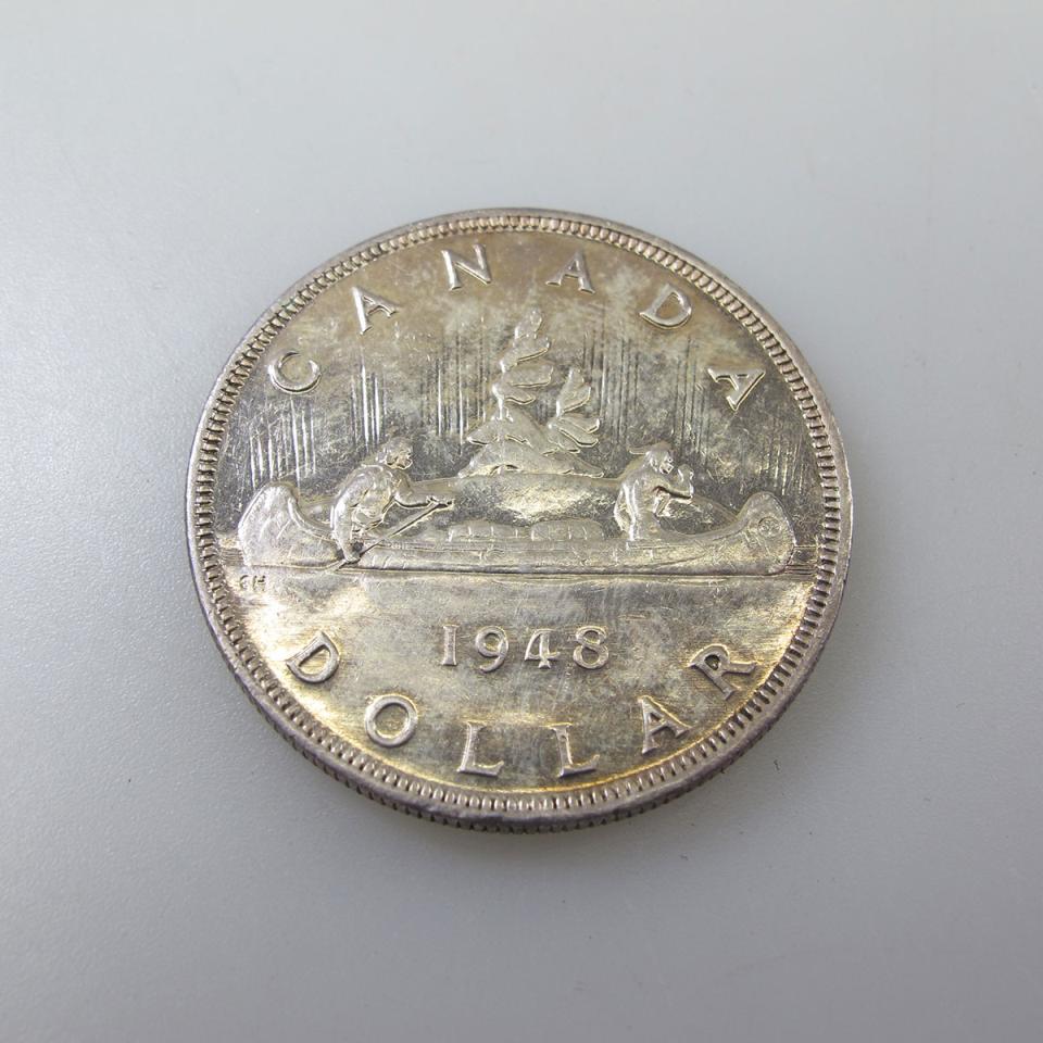 Canadian 1948 Silver Dollar