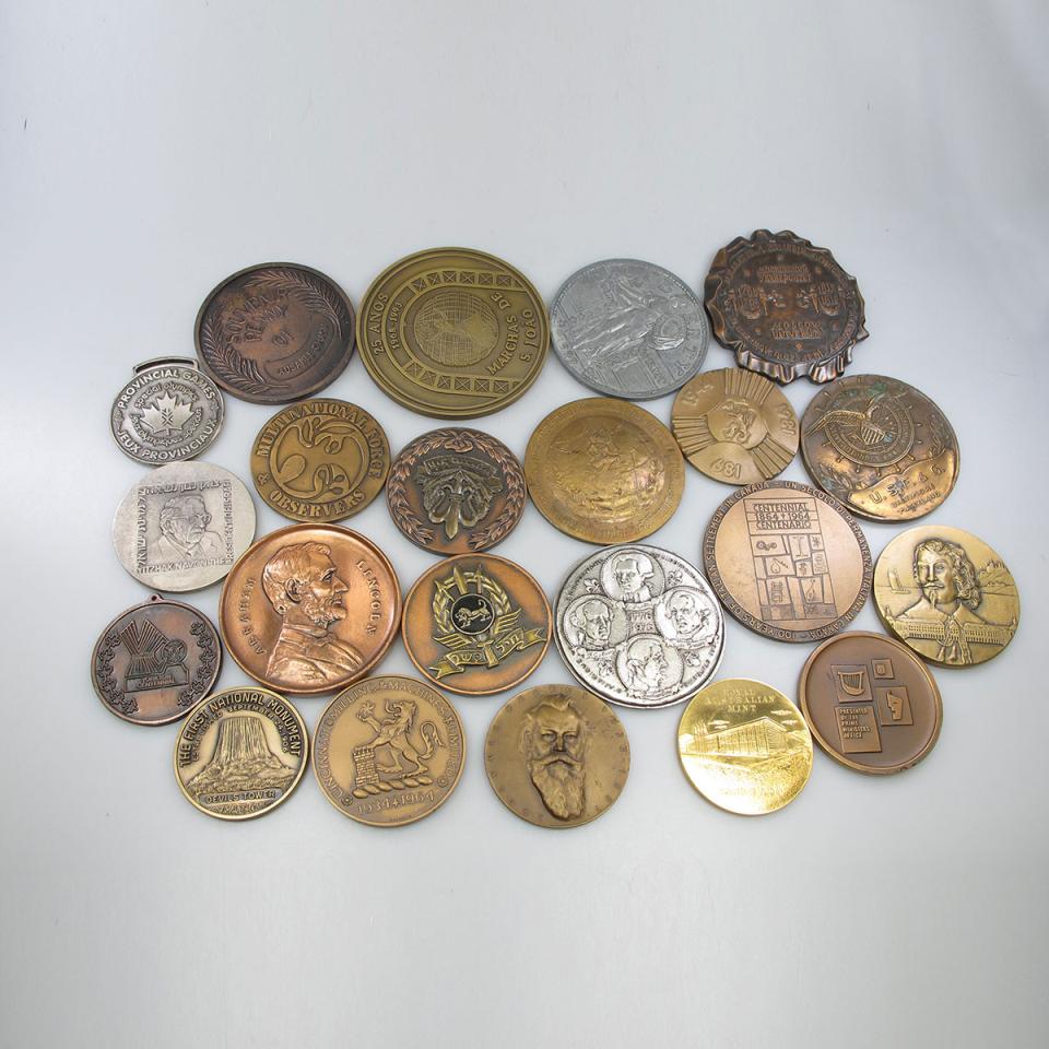 Large Quantity Of Medallions, Pins, Etc