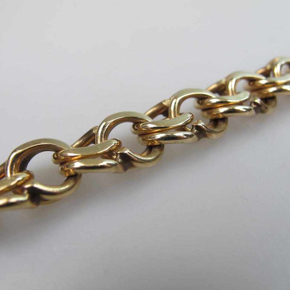 14k Yellow Gold Figure-Eight Link Bracelet