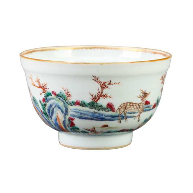 Export Famille Rose Tea Cup, 18th Century