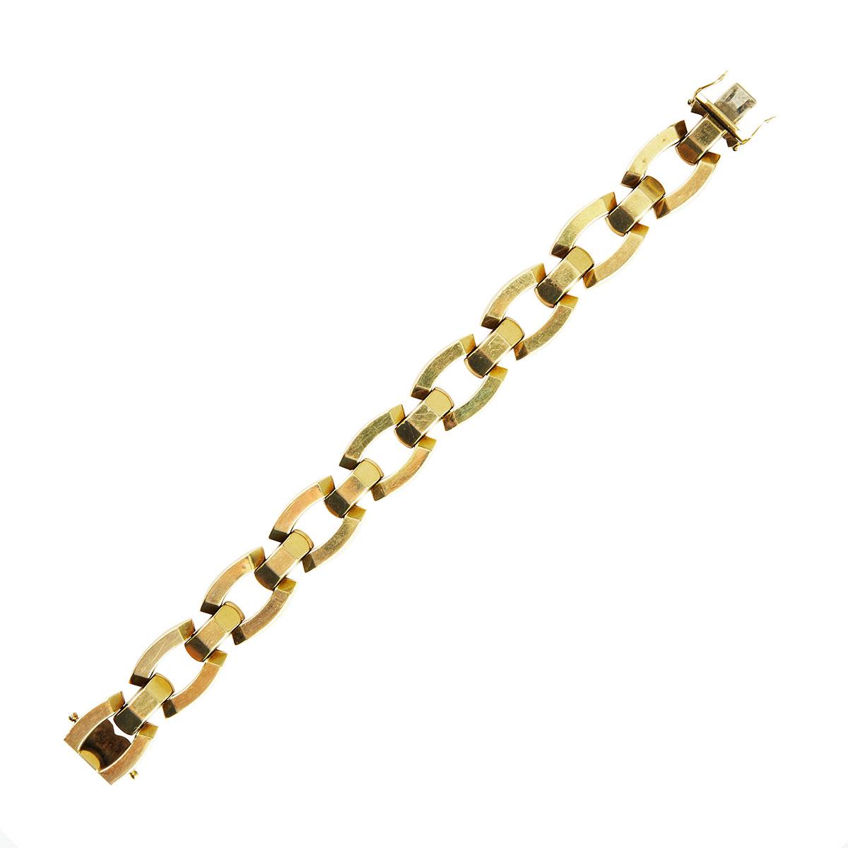 Italian 14k Yellow Gold Link Bracelet