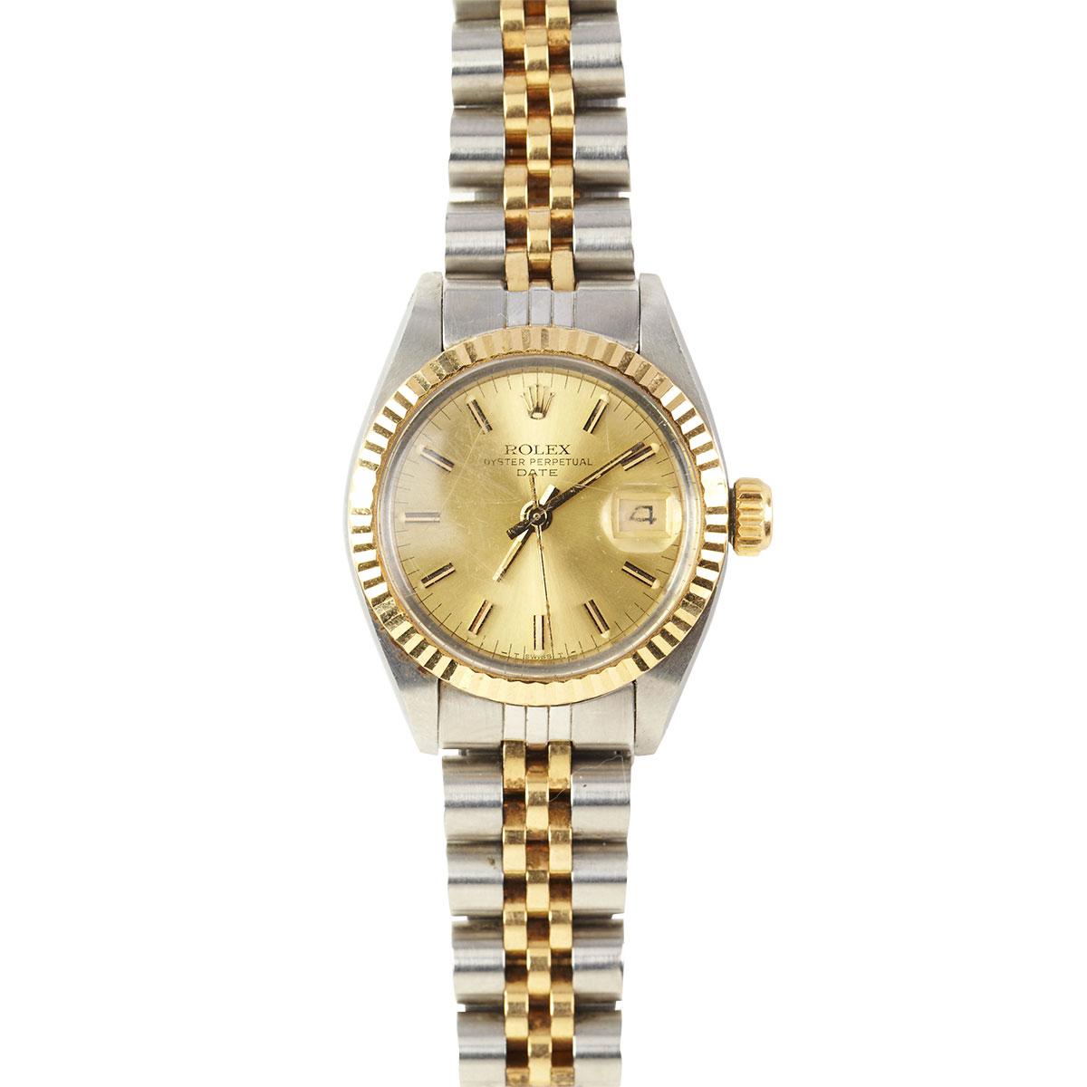 Lady’s Rolex Oyster Perpetual Date Wristwatch