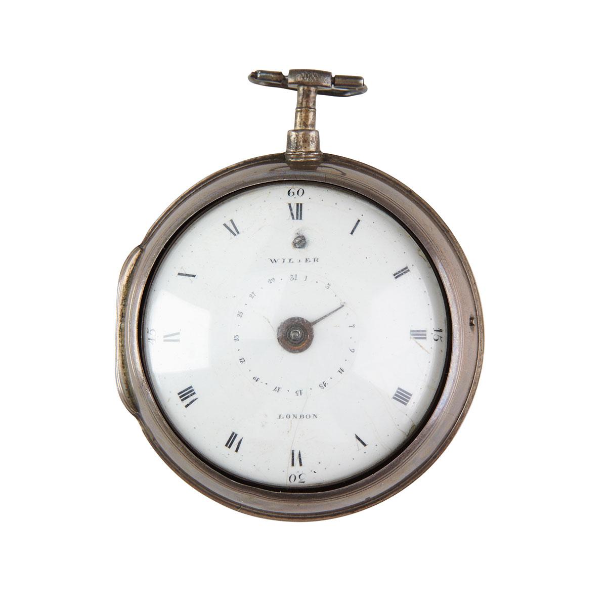 John Wilter Of London Pocket Watch With Date