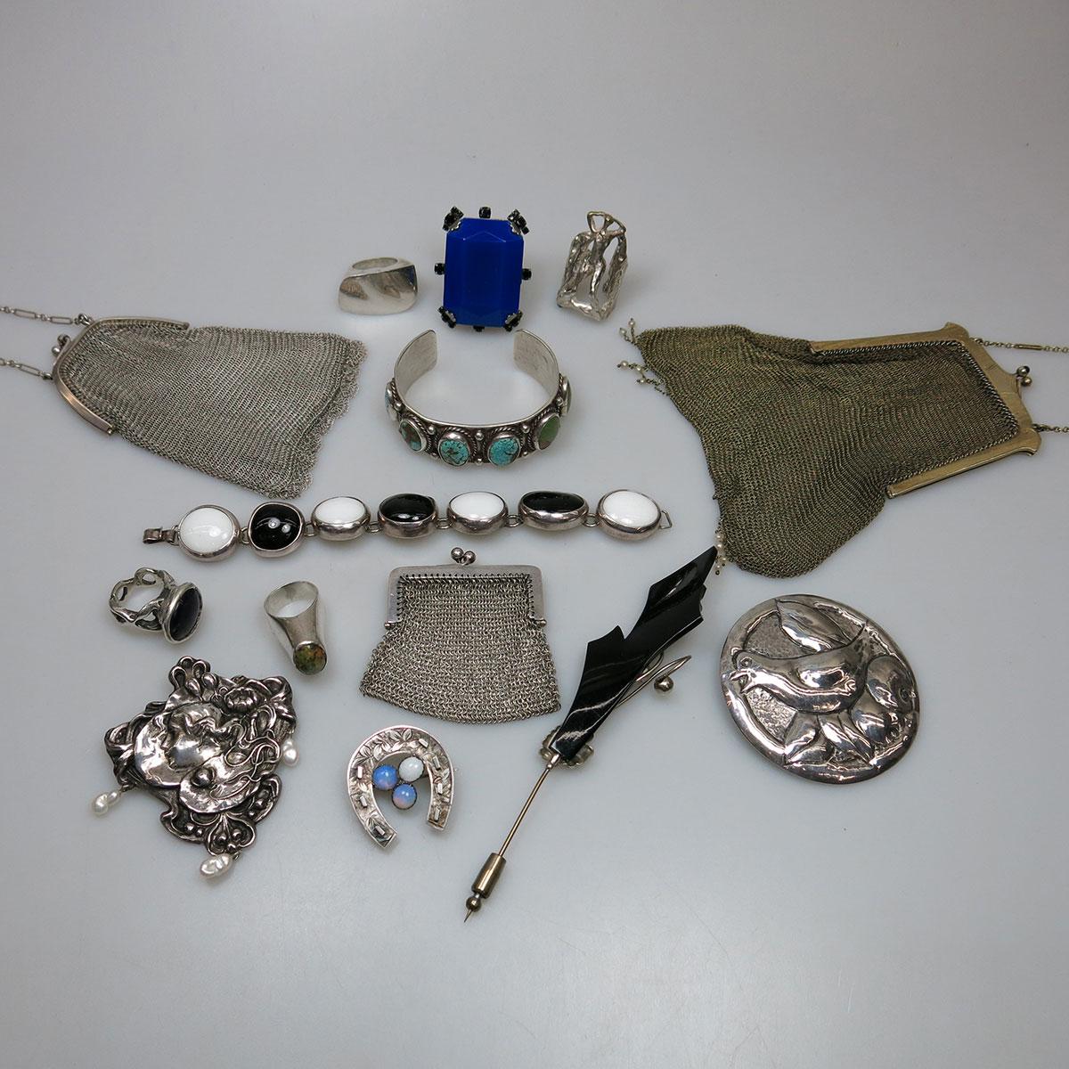 Quantity Of Silver And Costume Jewellery