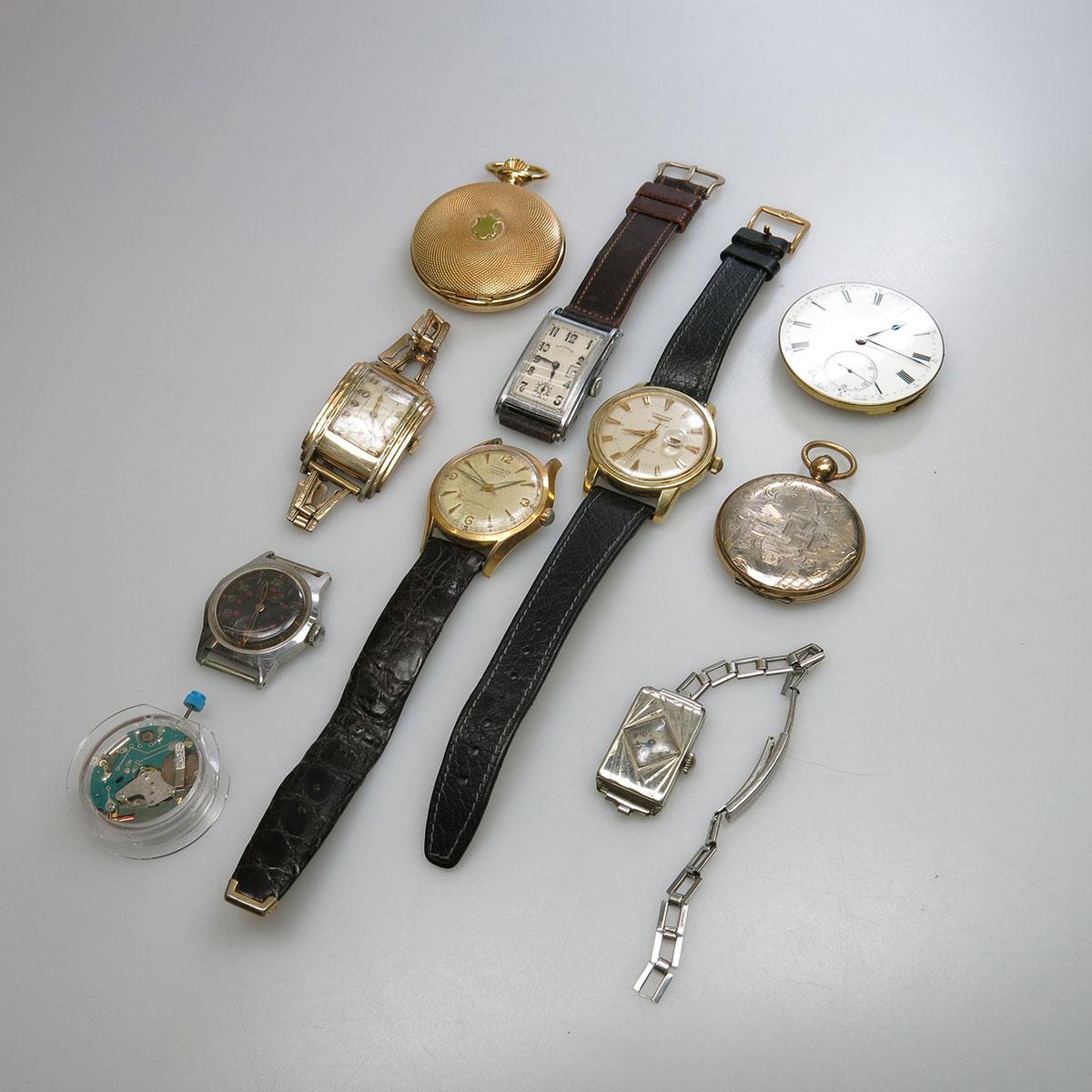 Quantity Of Wristwatches And Watch Parts