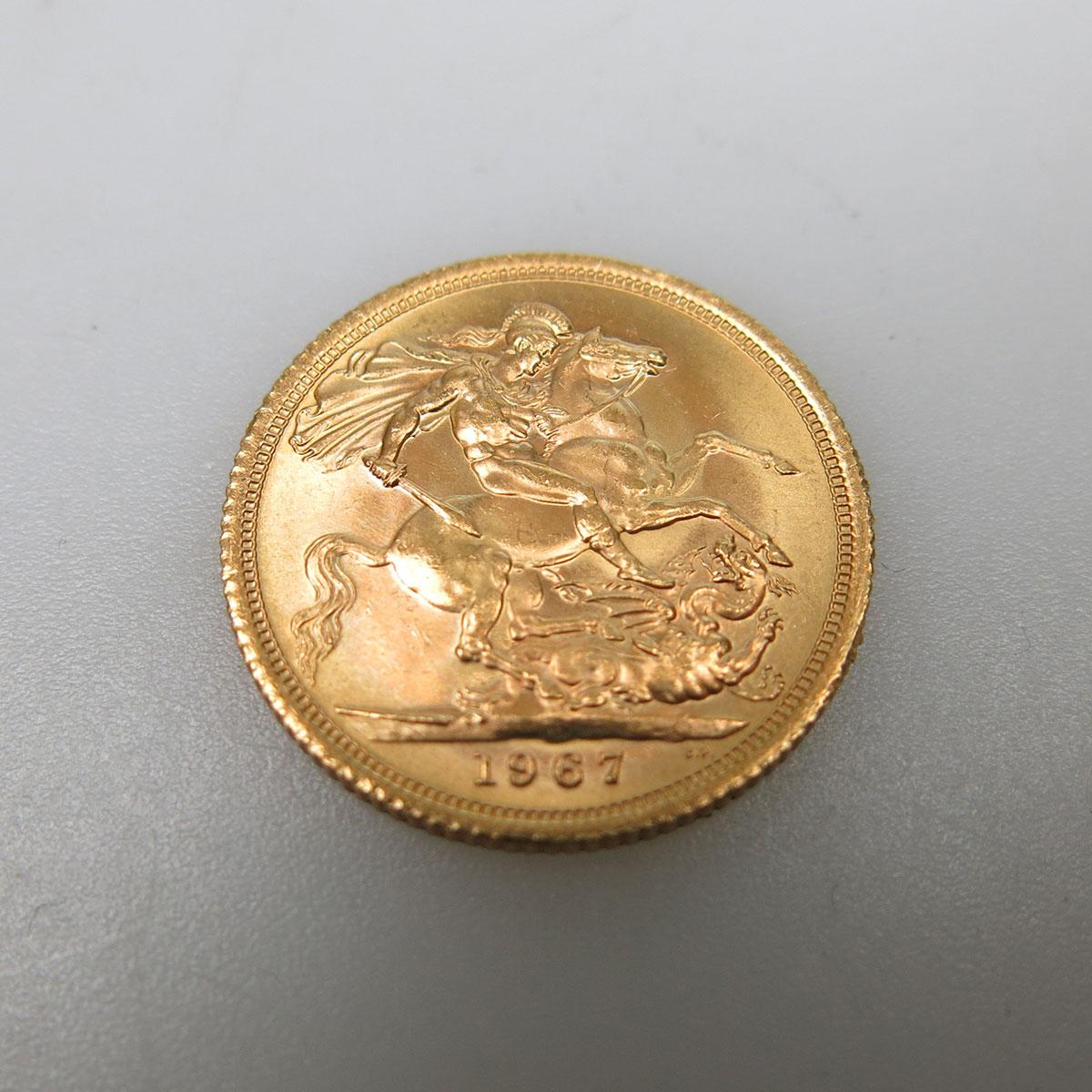 British 1967 Gold Sovereign