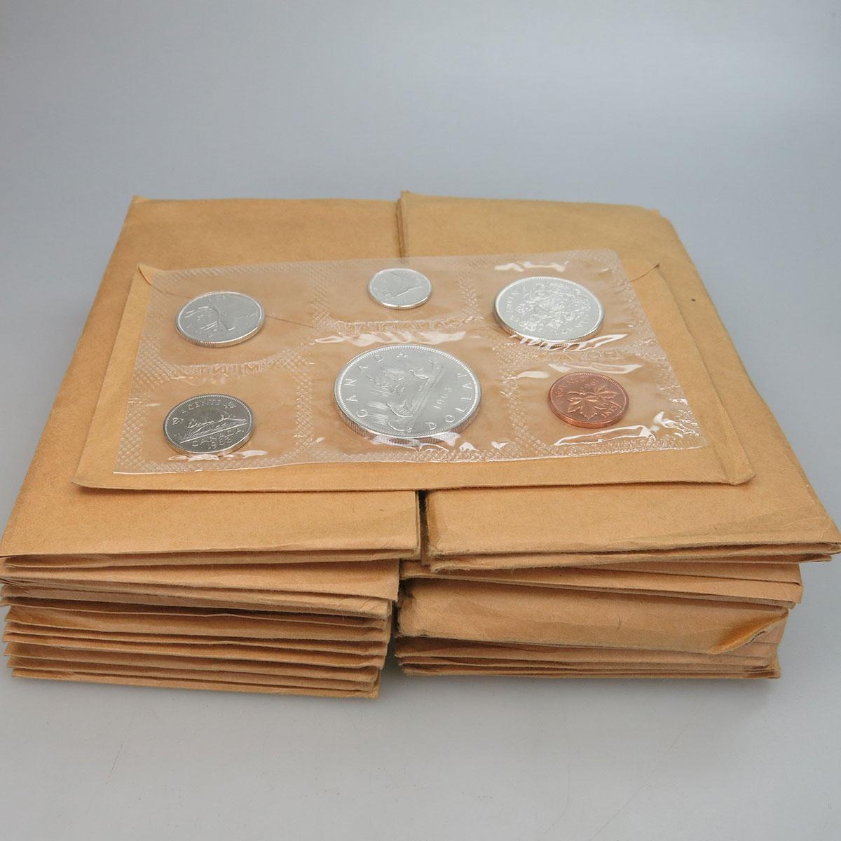 31 Canadian 1963 Uncirculated Coin Sets