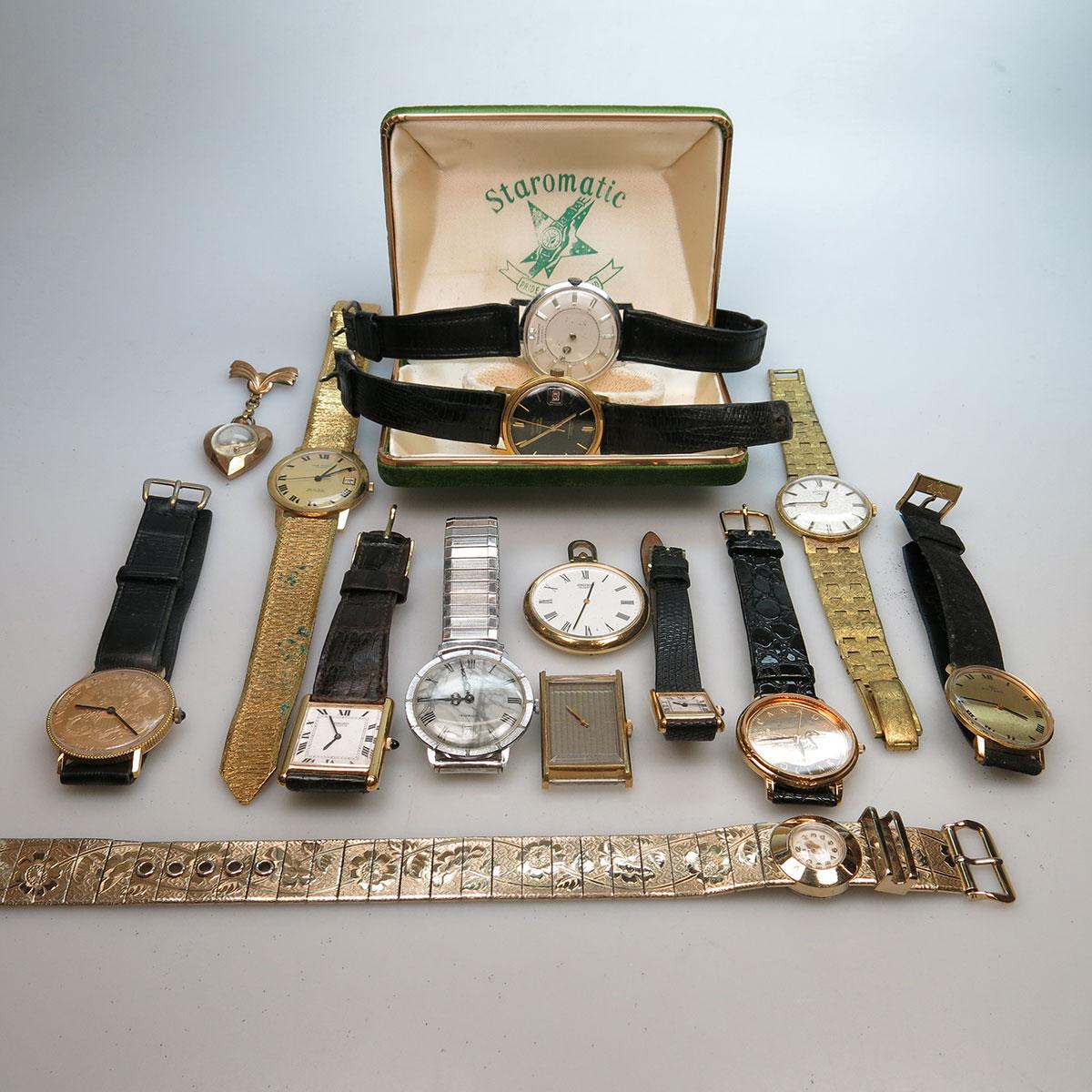 Quantity Of Various Wristwatches