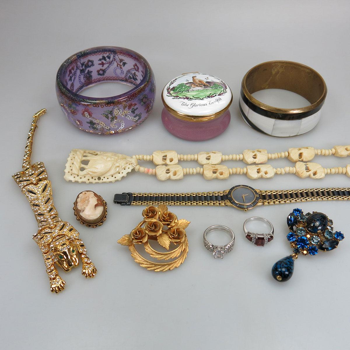 Quantity Of Costume Jewellery, Watches, Etc