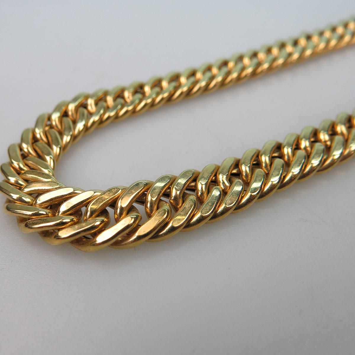 Austrian 14k Yellow Gold Double Curb Link Chain