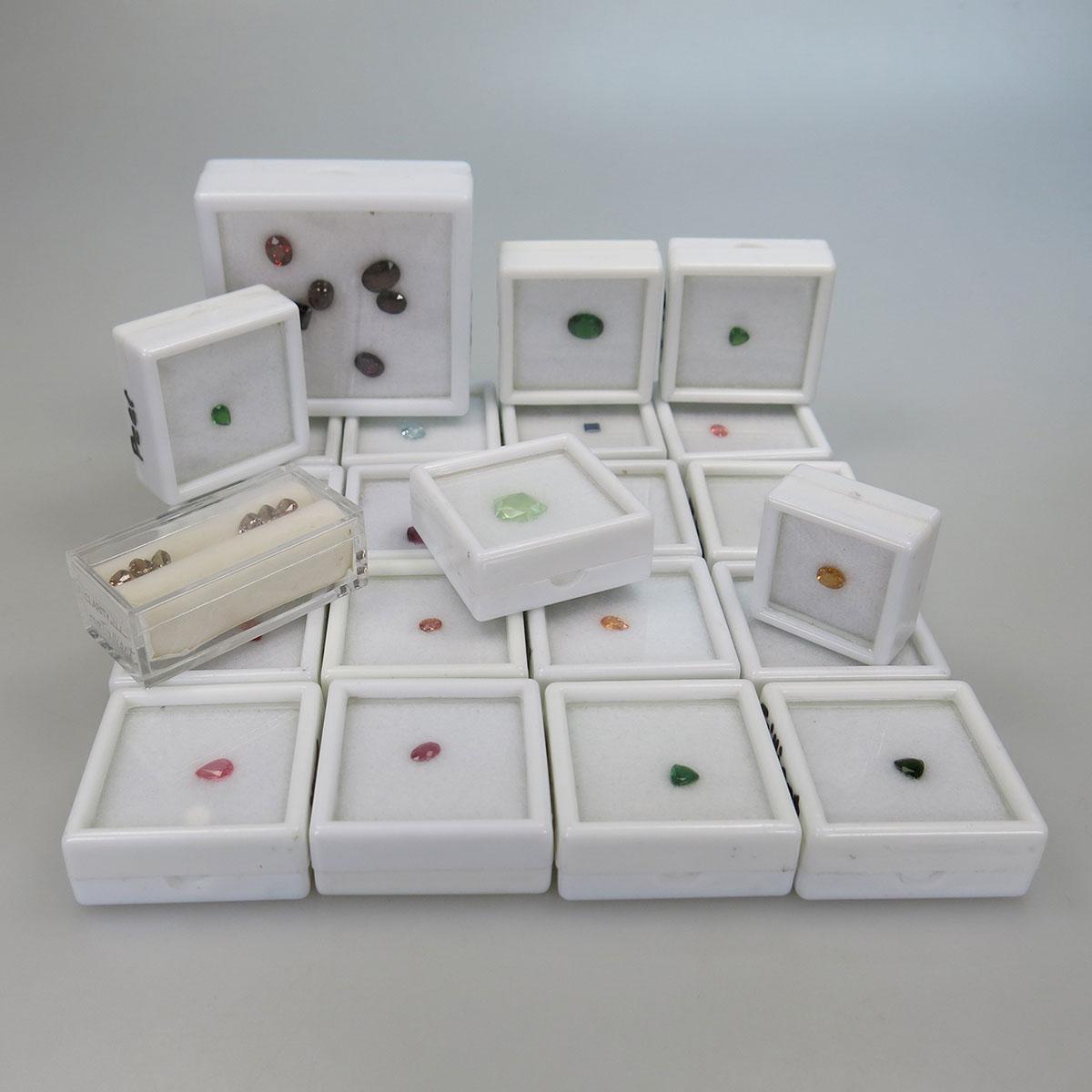 A Collection Of Various Unmounted Gemstones