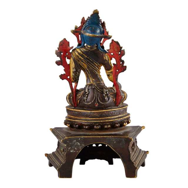 Bronze Pala Revival Seated Figure of Tara, Tibet, 16th/17th Century 