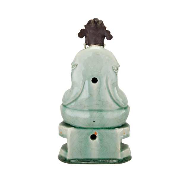 Celadon Glazed Figure of Guanyin