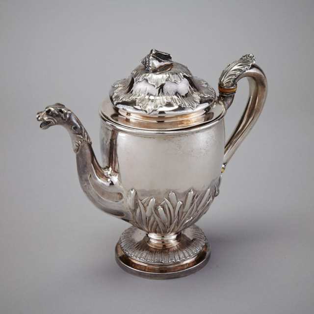 Victorian Silver Gravy Argyle, John Mortimer & John Samuel Hunt, London, 1840