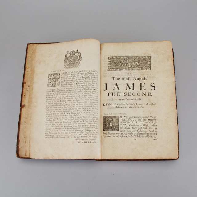 [Books: Sportsman Interest]
Blome, Richard (1635-1705)