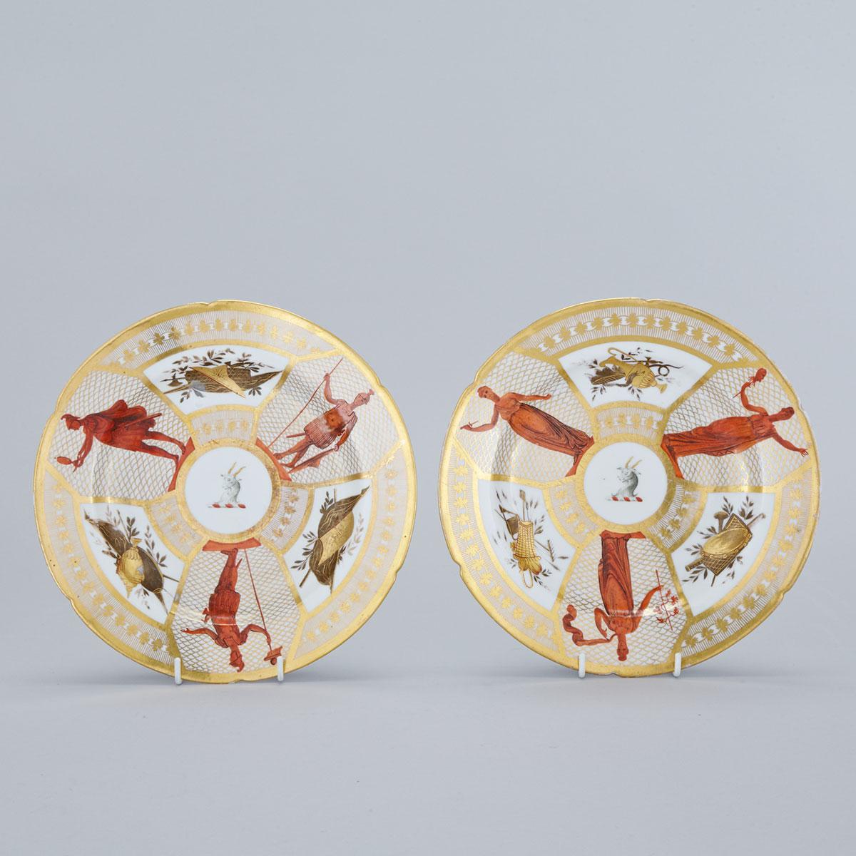 Pair of Coalport Plates, c.1805-10