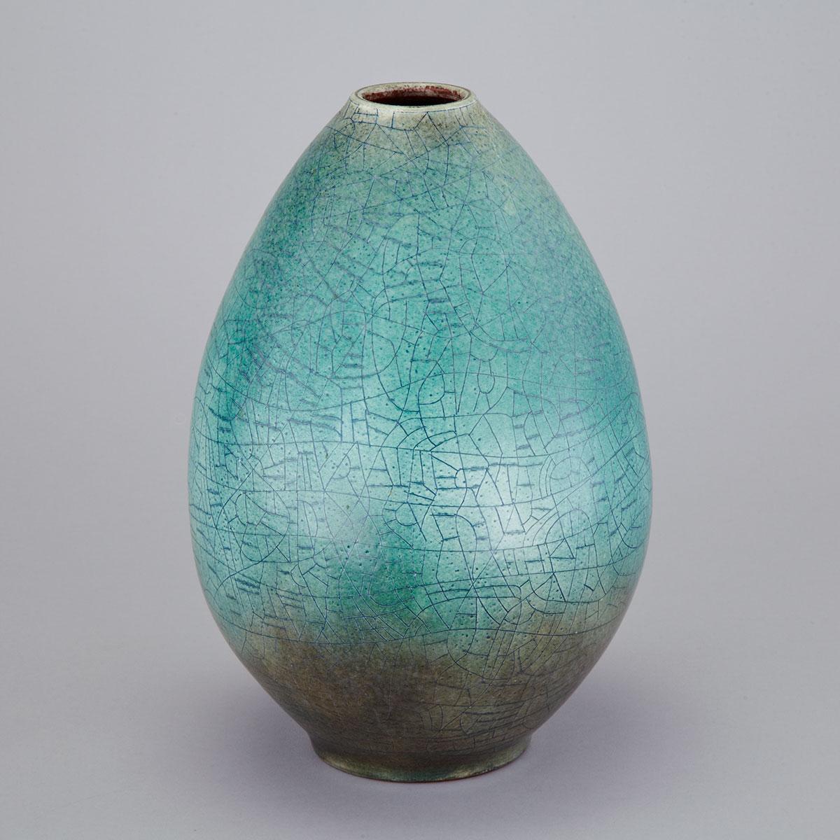 Brooklin Pottery Vase, Theo and Susan Harlander, c.1960