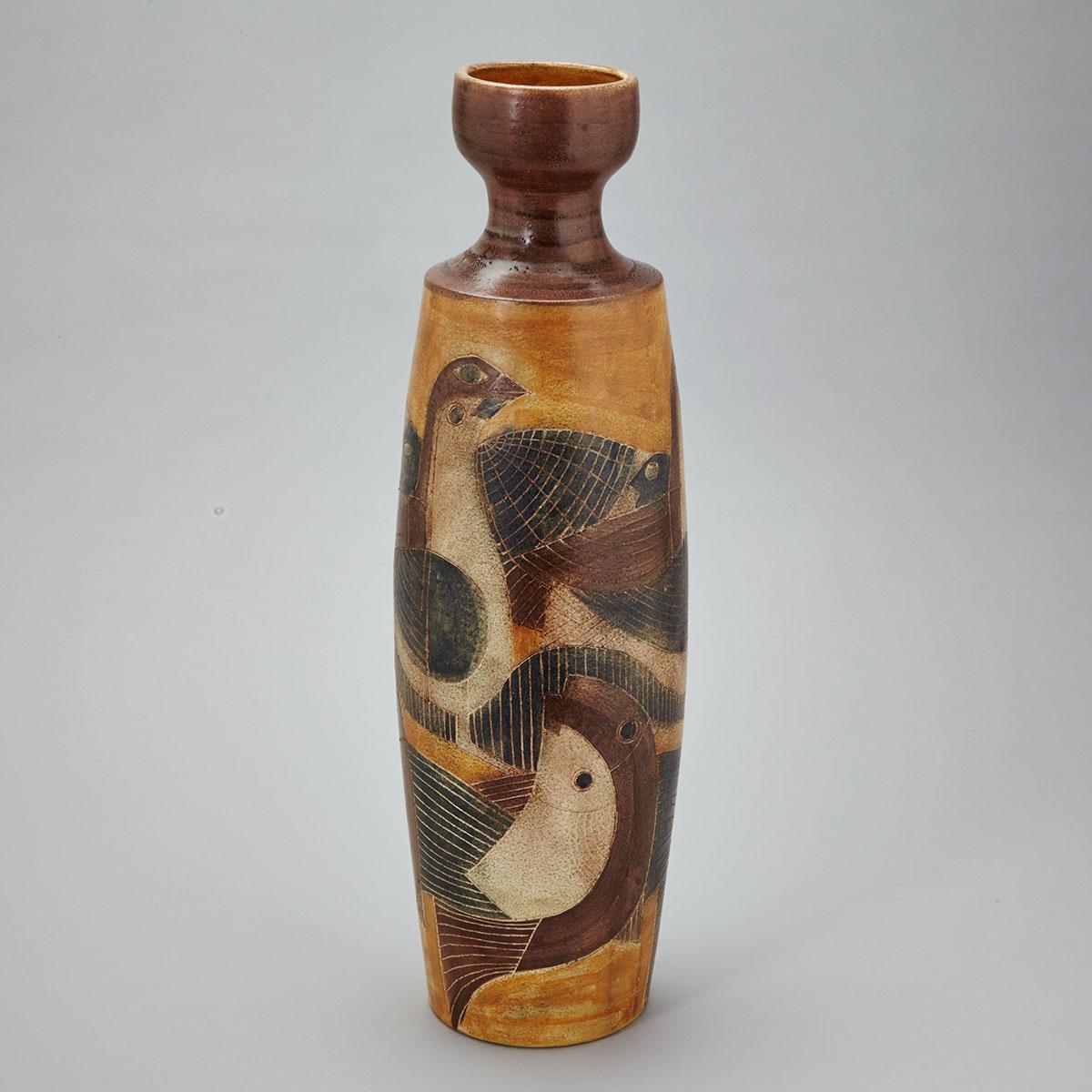 Brooklin Pottery Vase, Theo and Susan Harlander, c.1975