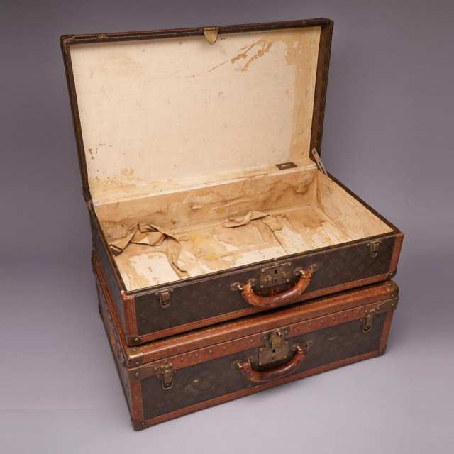 Two Louis Vuitton Suitcases, early 20th century