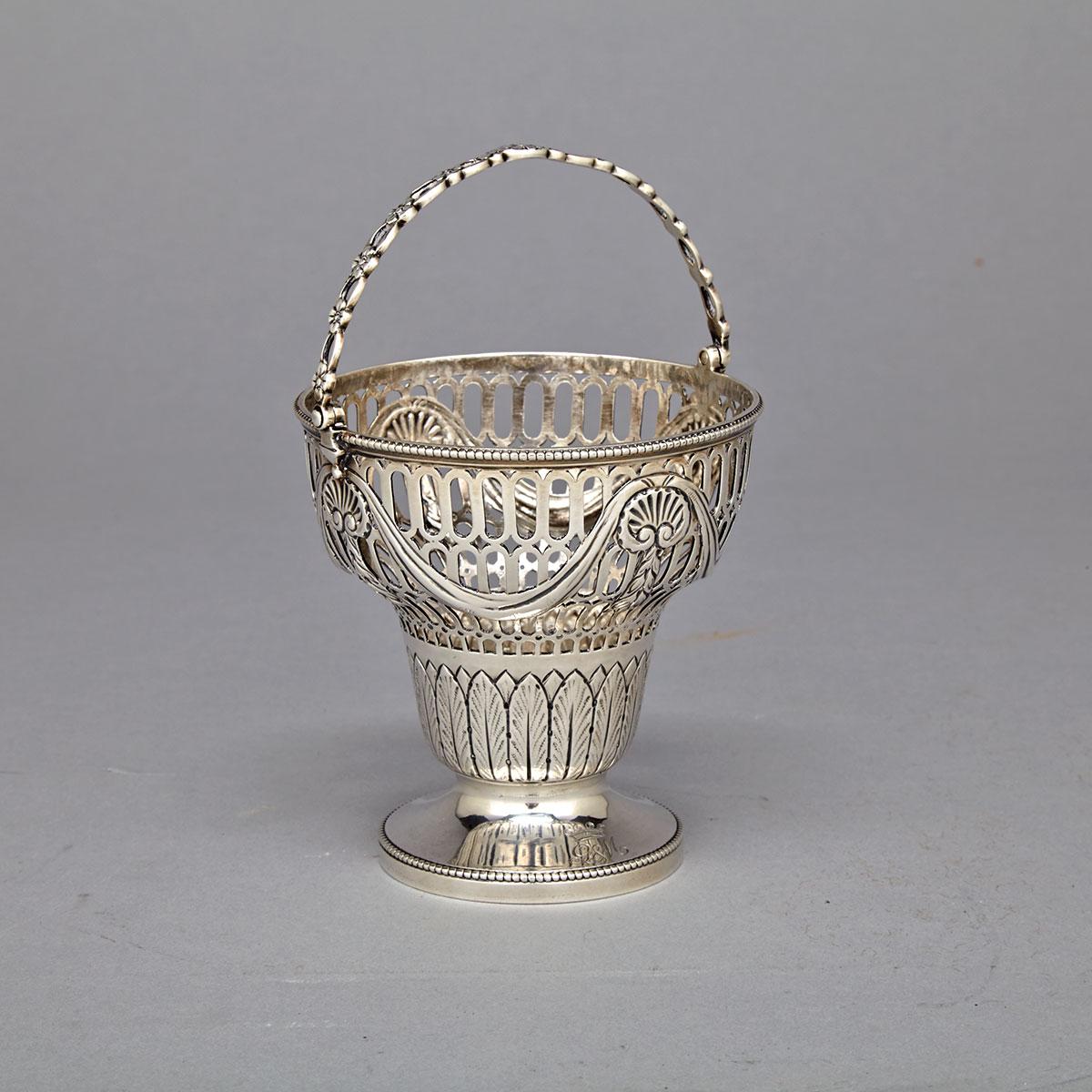 George III Silver Sugar Basket, Henry Green, London, 1790