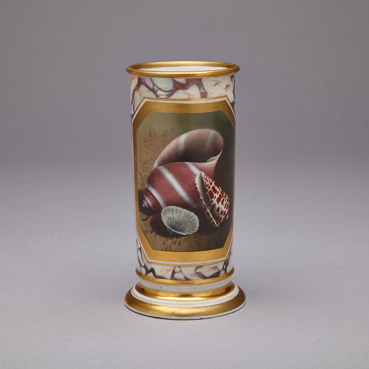Barr, Flight & Barr Worcester Marbled Ground Spill Vase, c.1805