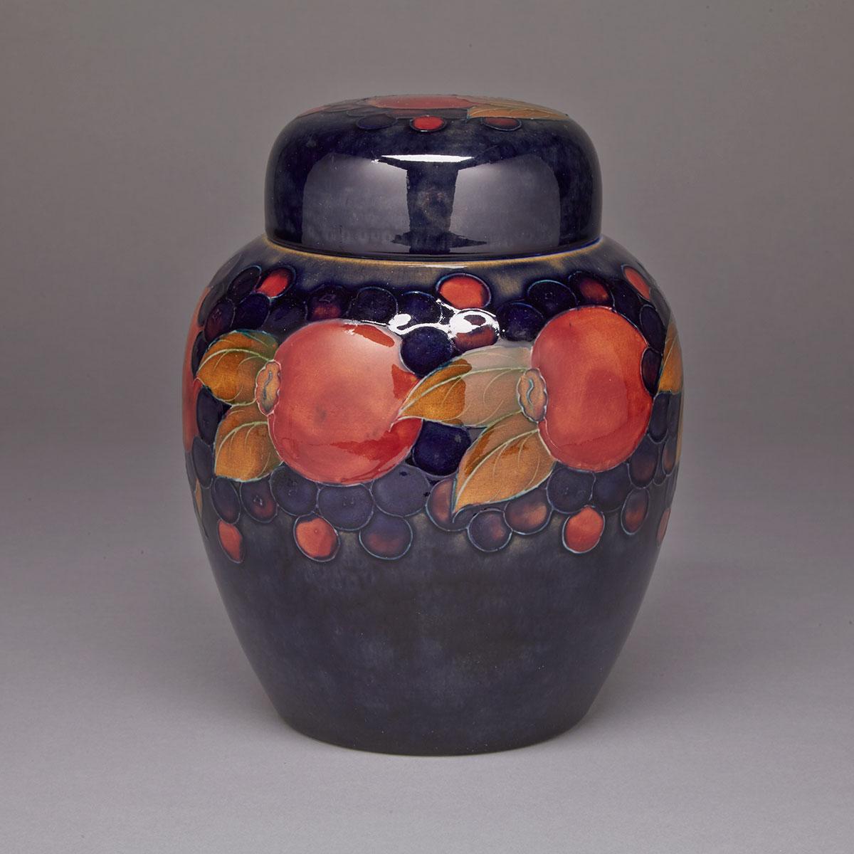 Moorcroft ‘Pomegranate’ Ginger Jar and Cover, c.1925