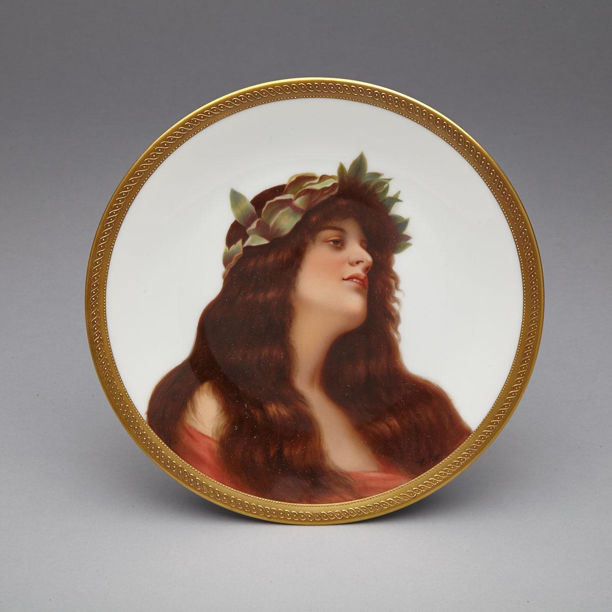 Dresden Cabinet Plate, early 20th century