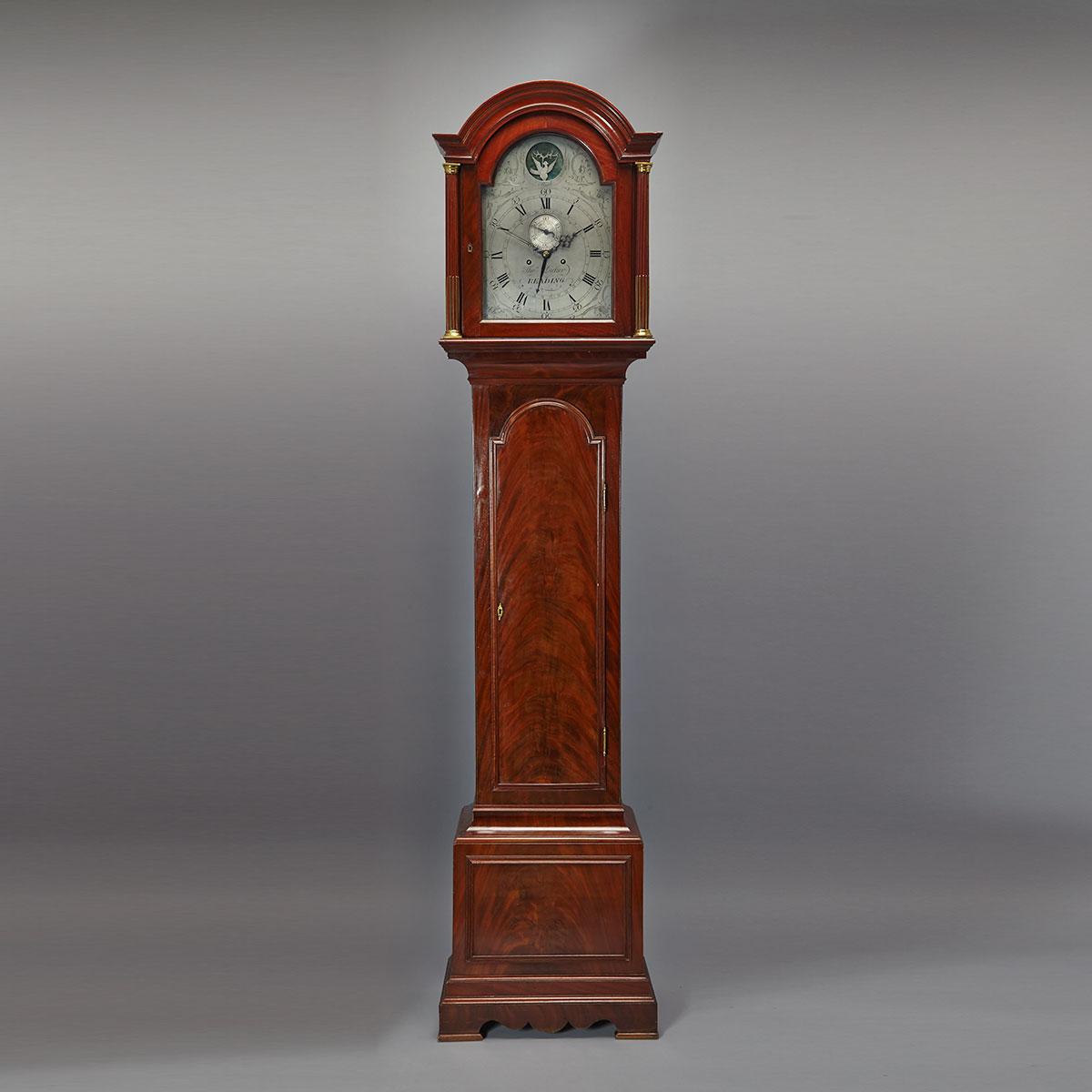 George III Mahogany Tall Case Clock, Thomas Dicker, Reading, late 18th century